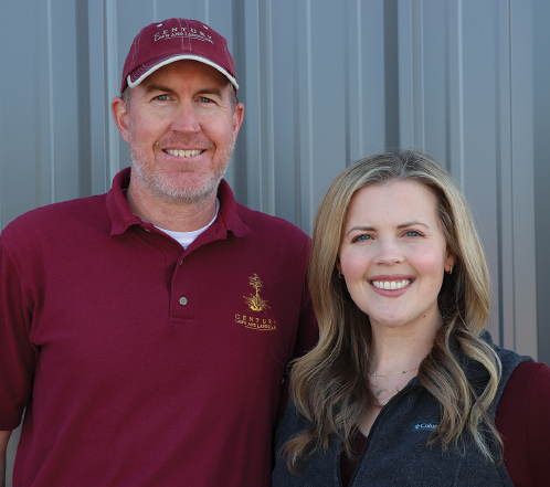 Kyle and Jenna Caldwell, owners of Century Lawn and Landscape.